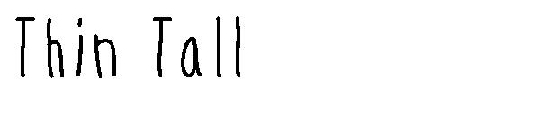 Thin Tall字体