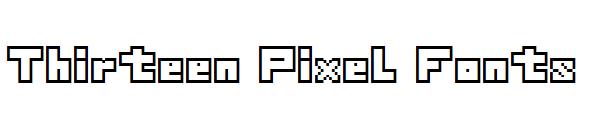 Thirteen Pixel Fonts