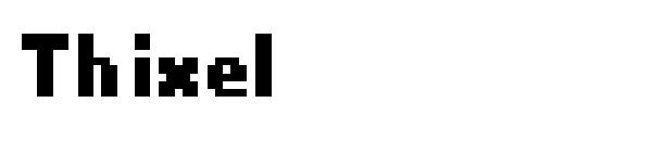 Thixel字体