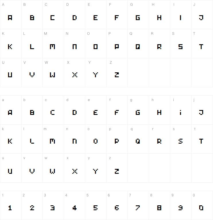 Tiny Pixy字体