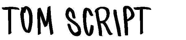 Tom Script字体