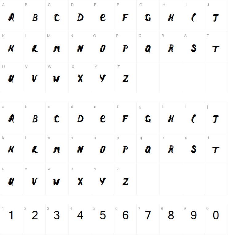 Tomstaint字体