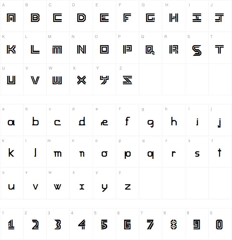TrackMania字体