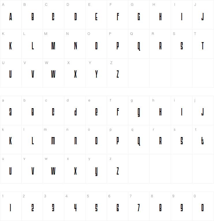 Triac 71字体