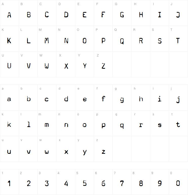 Typewriter - a602字体