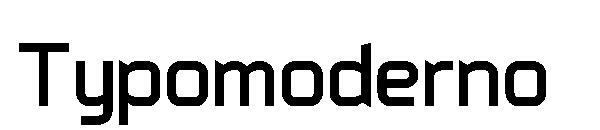 Typomoderno字体