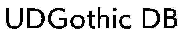 UDGothic DB字体