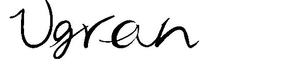 Ugran字体