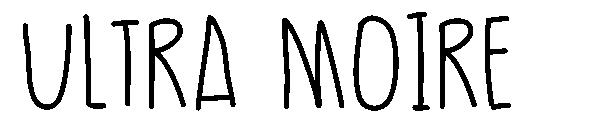 Ultra Moire字体
