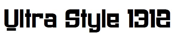 Ultra Style 1312字体