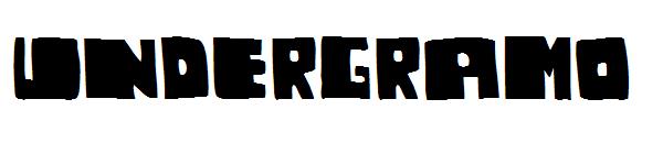 Undergramo字体