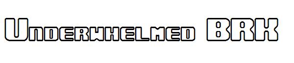 Underwhelmed BRK字体