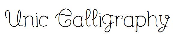 Unic Calligraphy字体