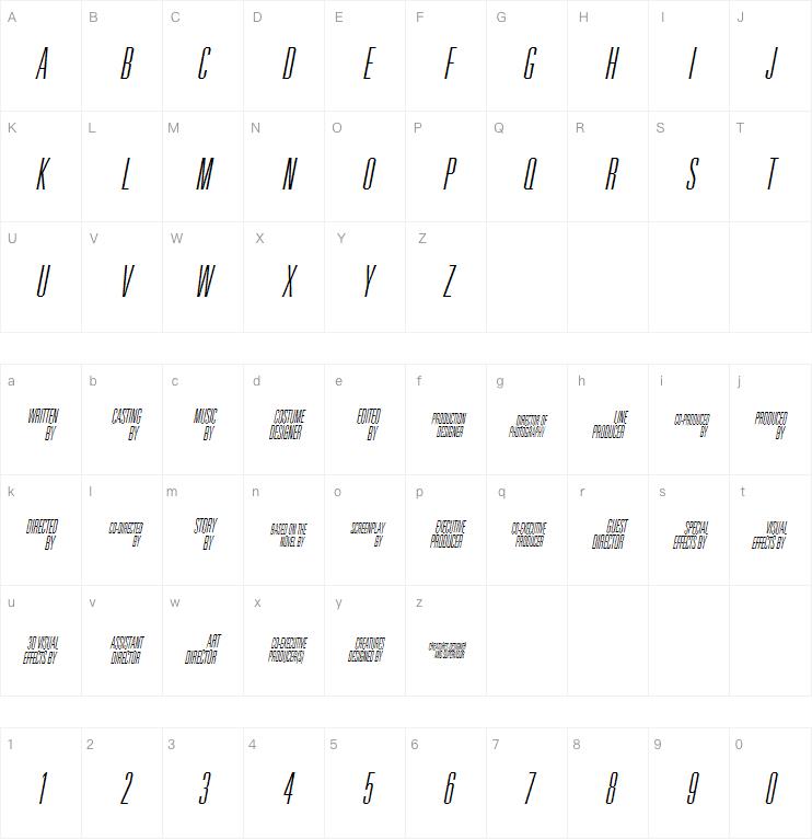 Universal Accreditation字体