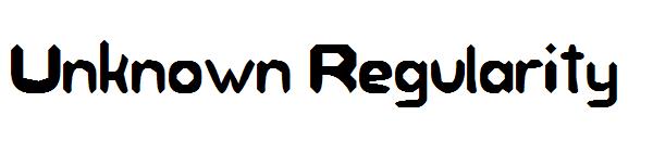 Unknown Regularity字体