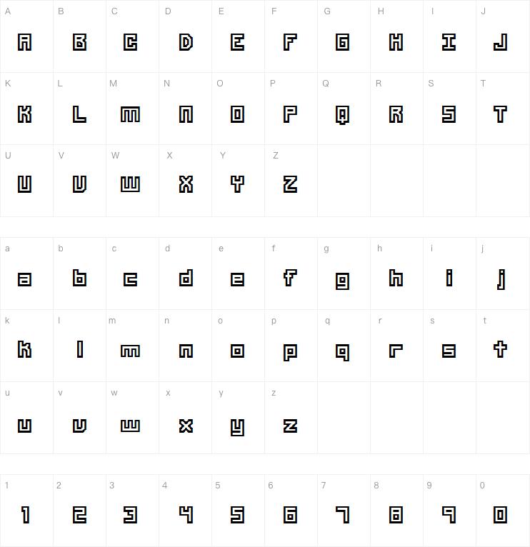 Unlearned Bitmap字体