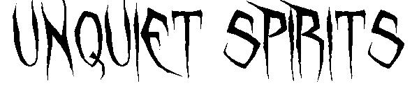 Unquiet Spirits字体