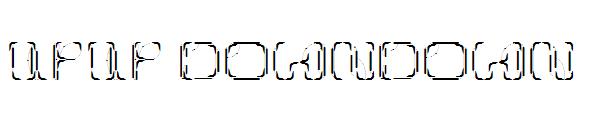 UpUp DownDown字体