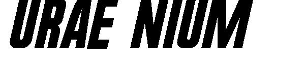 Urae Nium字体