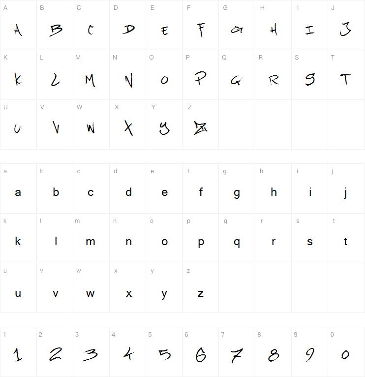 Urban Brush Zone字体