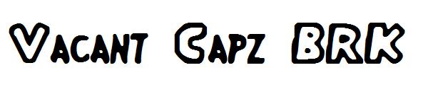 Vacant Capz BRK字体