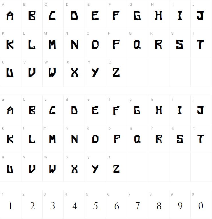 Valparaletra字体