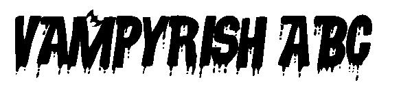 Vampyrish ABC字体