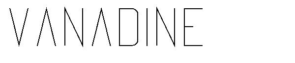 Vanadine字体