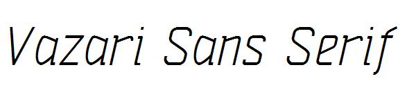 Vazari Sans Serif
