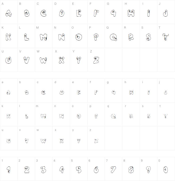 Vermi di Rouge字体