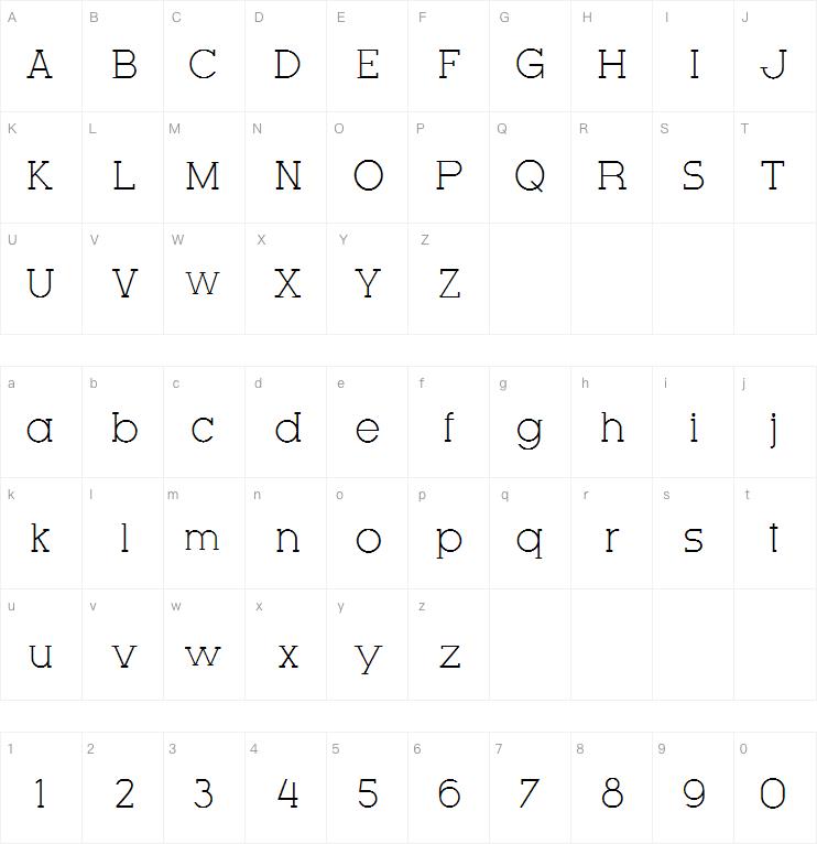 Very Fine Serif字体