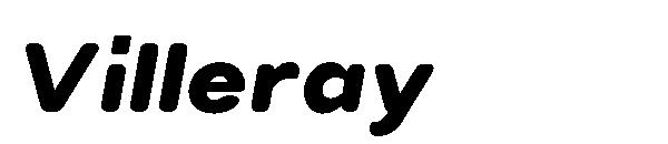 Villeray字体