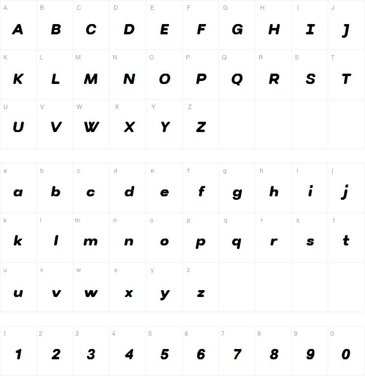 Villeray字体
