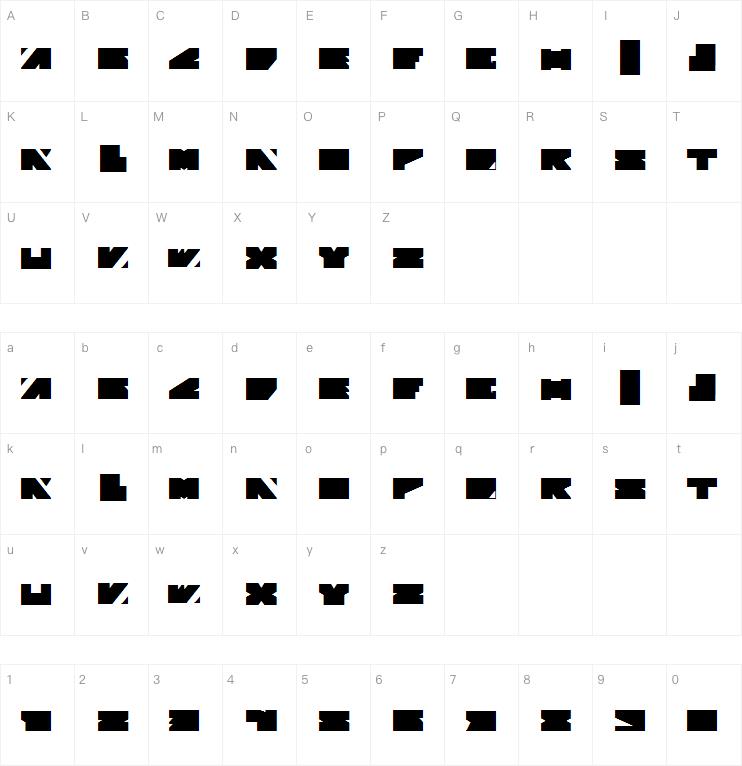 Vision Division字体