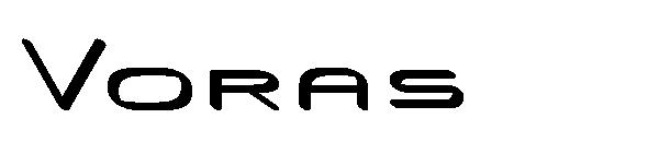 Voras字体