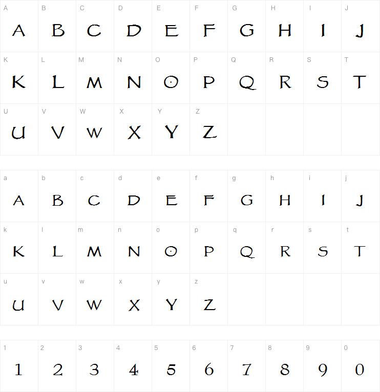 VTC Goblin Hand字体
