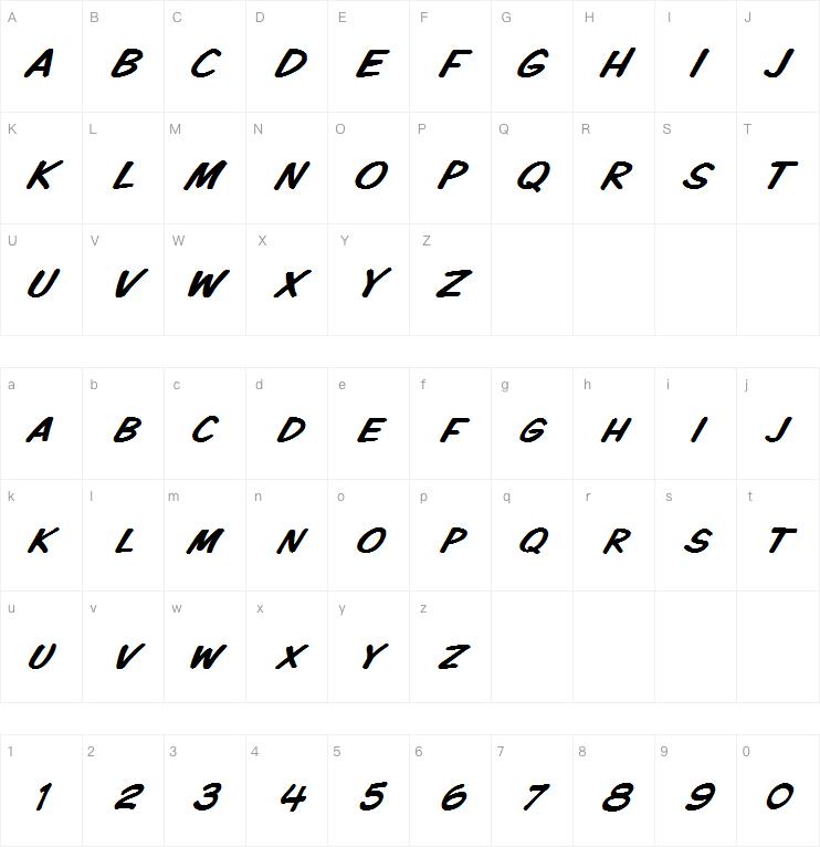 VTC Komixation字体