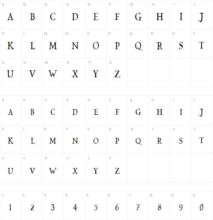 VTC Switchblade Romance字体