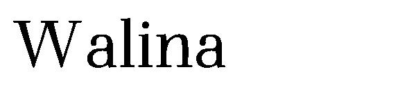 Walina字体