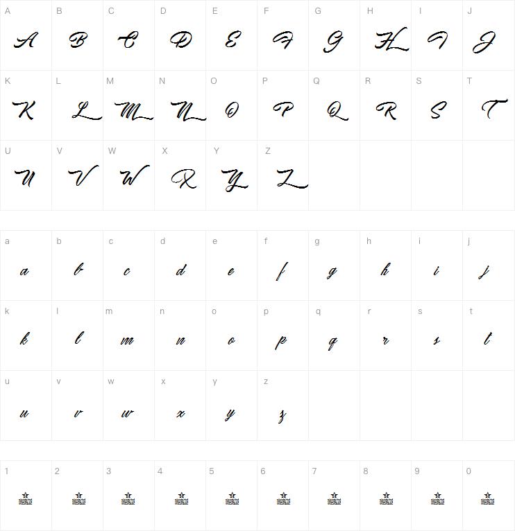 Walking Stones字体