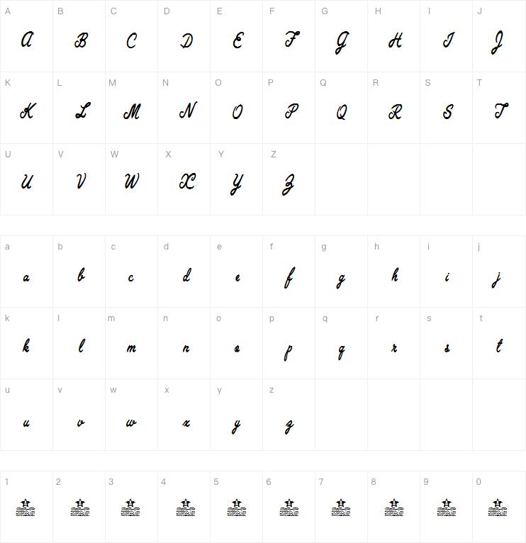 Wall Paper Personal Use字体