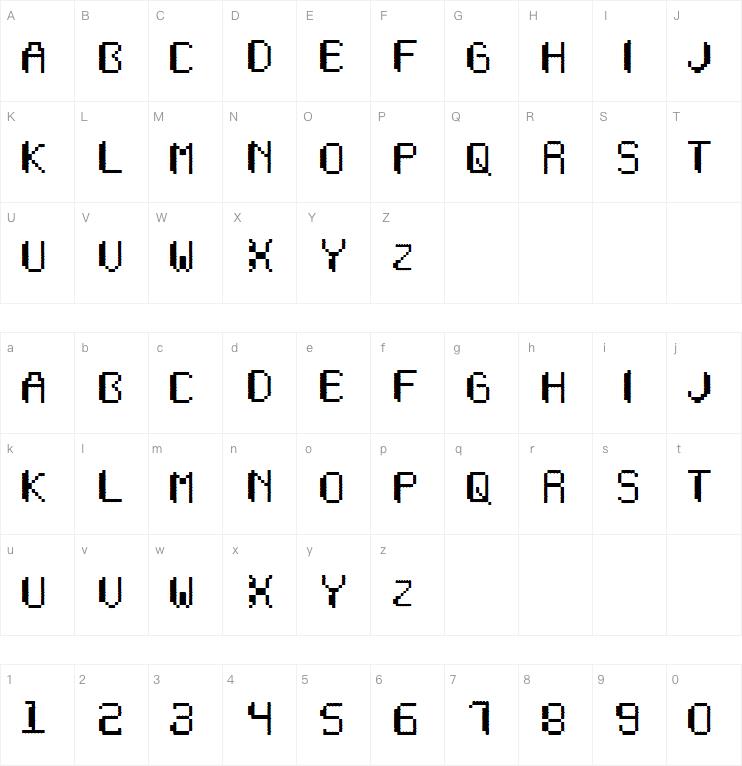 Wapikselo字体
