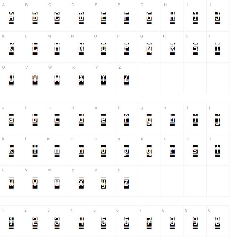 WarText Inverse字体