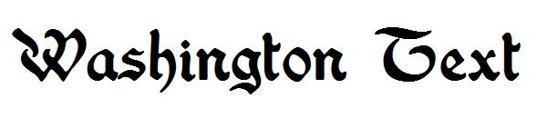 Washington Text