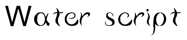 Water script