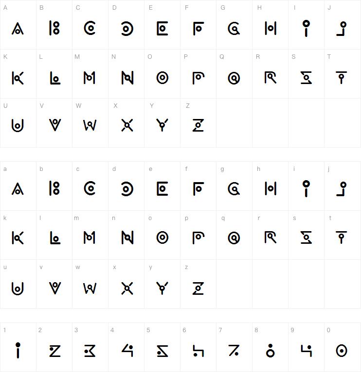 We are alien !!字体