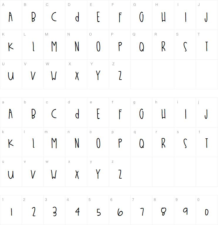 Whatchu Think Babe字体