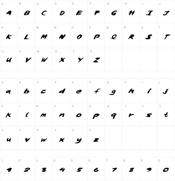 Whisky Lickers字体