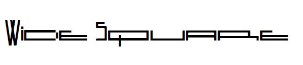 Wide Square字体