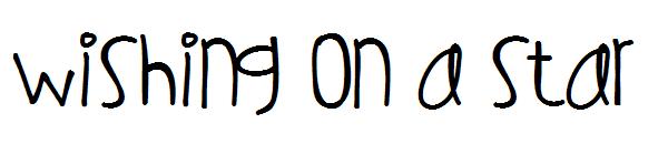 Wishing On A Star字体